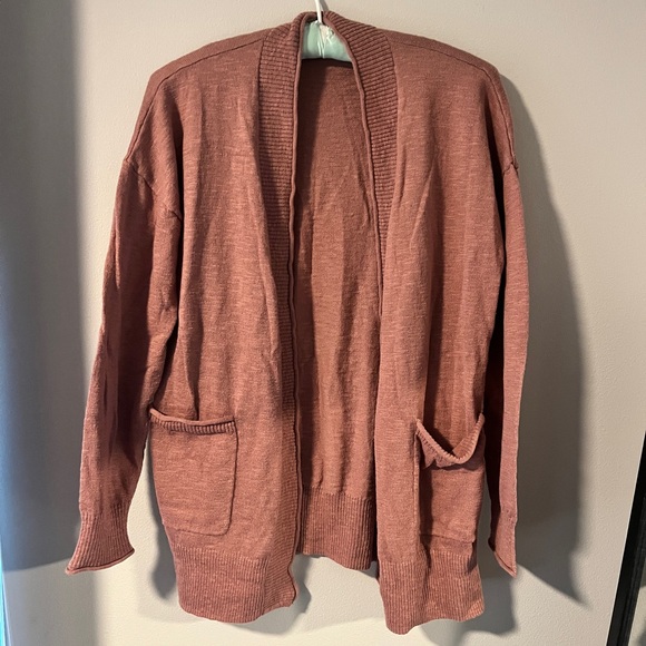 Madewell Sweaters - Madewell Gradient Knit Sweater in Pink and Gray